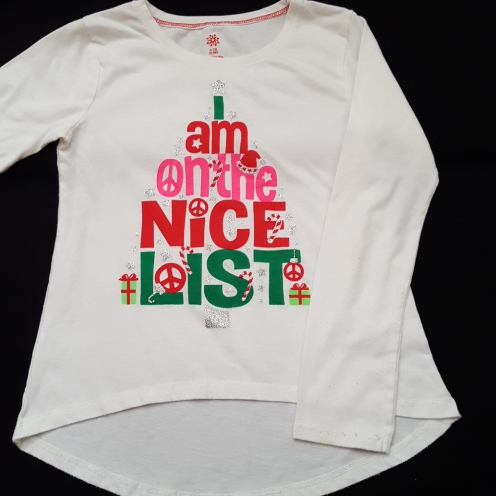 5 for $13✔ girls hi-low long sleeve